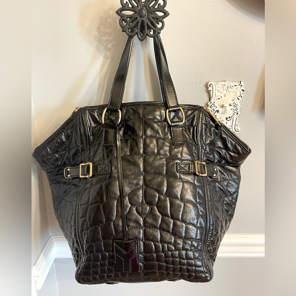 Authentic Yves Saint Laurent Large Black
Downtown Tote